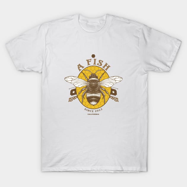 Bumble Bee Fish T-Shirt by EverGreene